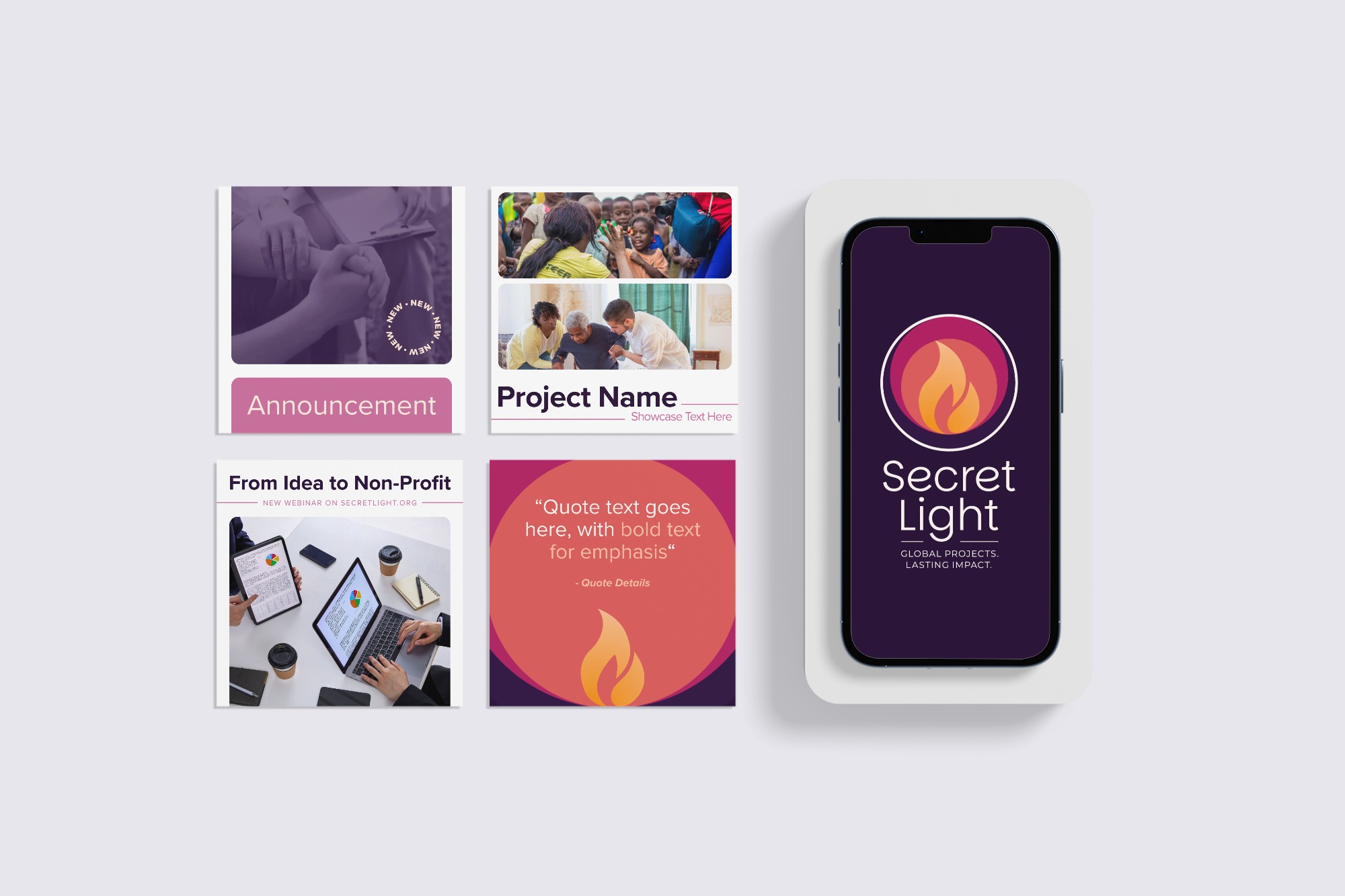 Secret Light mockup
